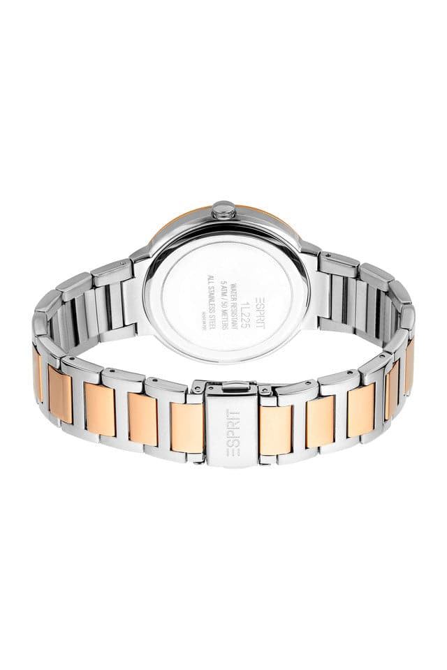 Esprit Womens 40 mm Silver Dial Stainless Steel Analog Watch ES1L225M0085 - Kamal Watch Company