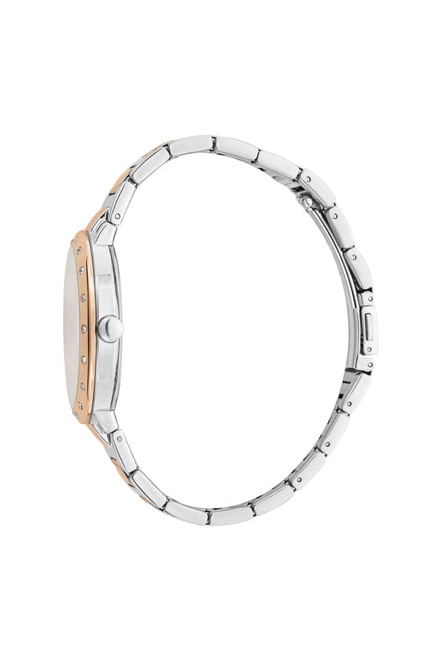 Esprit Womens 40 mm Silver Dial Stainless Steel Analog Watch ES1L225M0085 - Kamal Watch Company