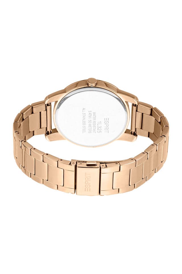 Esprit Womens 40 mm Dark Green Dial Stainless Steel Analog Watch ES1L325M0085 - Kamal Watch Company