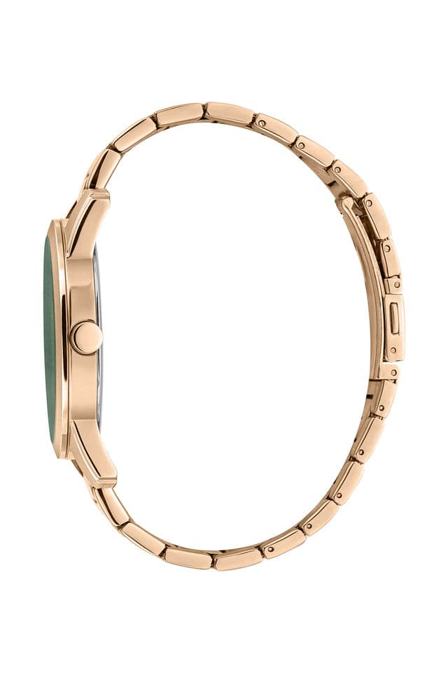 Esprit Womens 40 mm Dark Green Dial Stainless Steel Analog Watch ES1L325M0085 - Kamal Watch Company