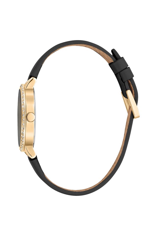 Esprit Womens 32 mm Summer Spring Black Dial Leather Analog Watch - ES1L333L0025 - Kamal Watch Company
