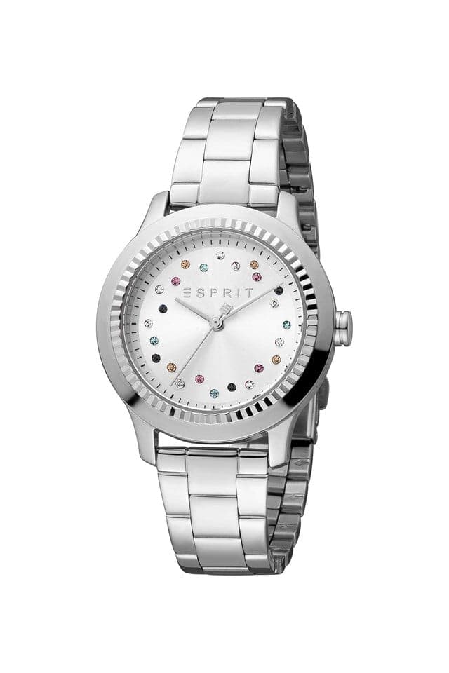 Esprit Womens 38 mm Silver Dial Stainless Steel Analog Watch - ES1L351M0065 - Kamal Watch Company