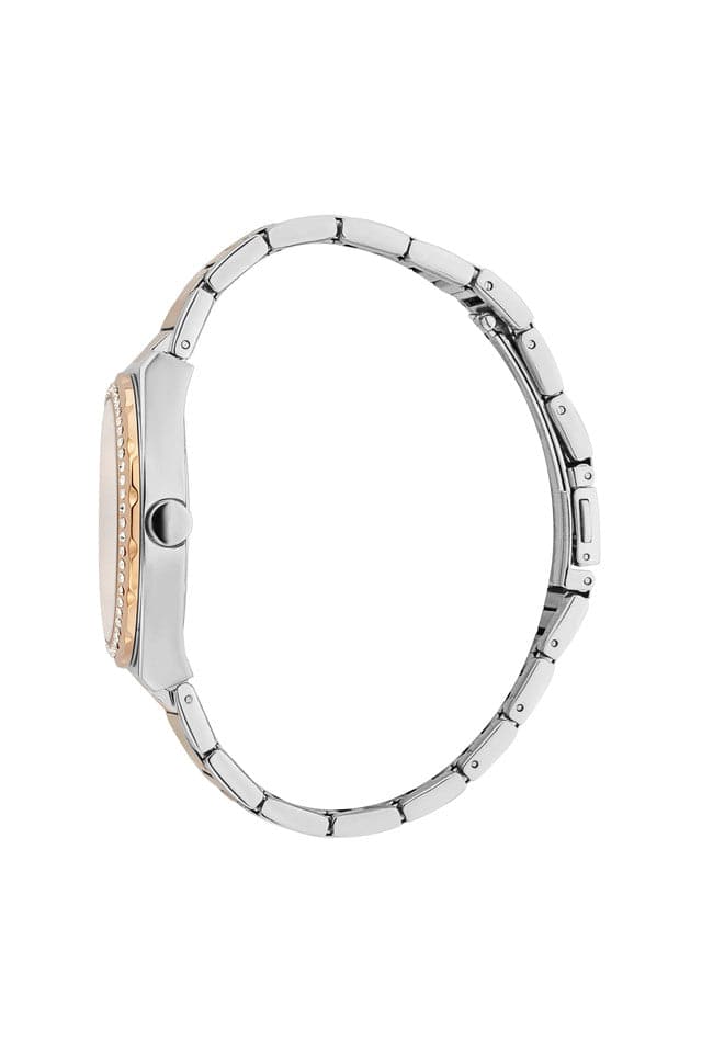 Esprit Womens 38 mm Silver Dial Stainless Steel Analog Watch ES1L380M0065 - Kamal Watch Company
