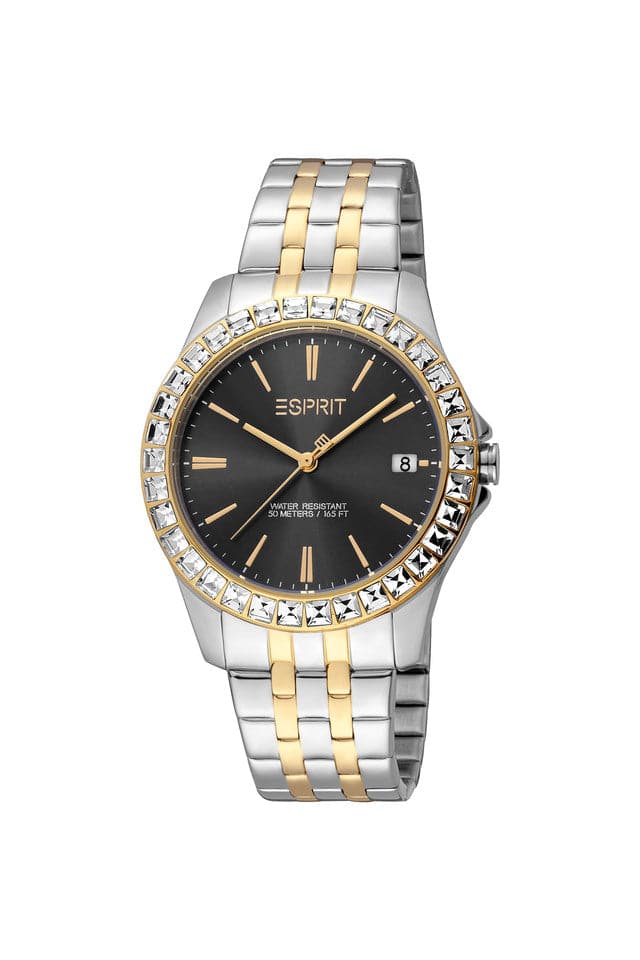 Esprit Womens 36 mm Black Dial Stainless Steel Analog Watch ES1L382M0055 - Kamal Watch Company
