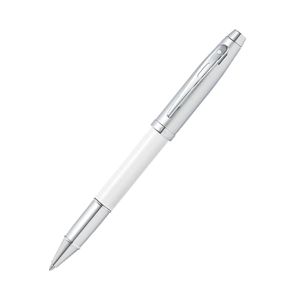 SHEAFFER GIFT 100 WHITE LACQUER WITH NICKEL PLATED TRIM ROLLERBALL PEN 9324 RB - Kamal Watch Company