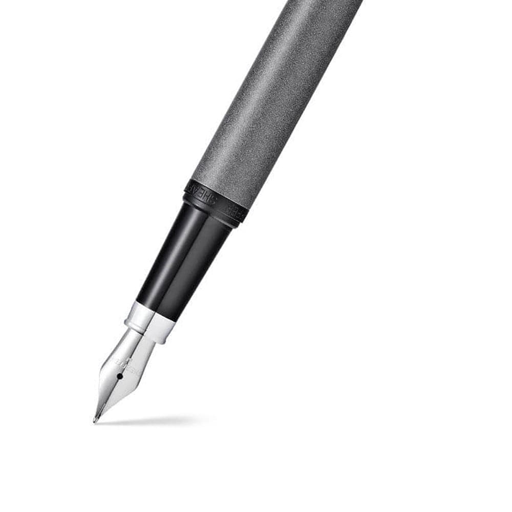 SHEAFFER VFM MATTE GUN METAL GREY FOUNTAIN PEN – FINE NIB 9424 FP - Kamal Watch Company