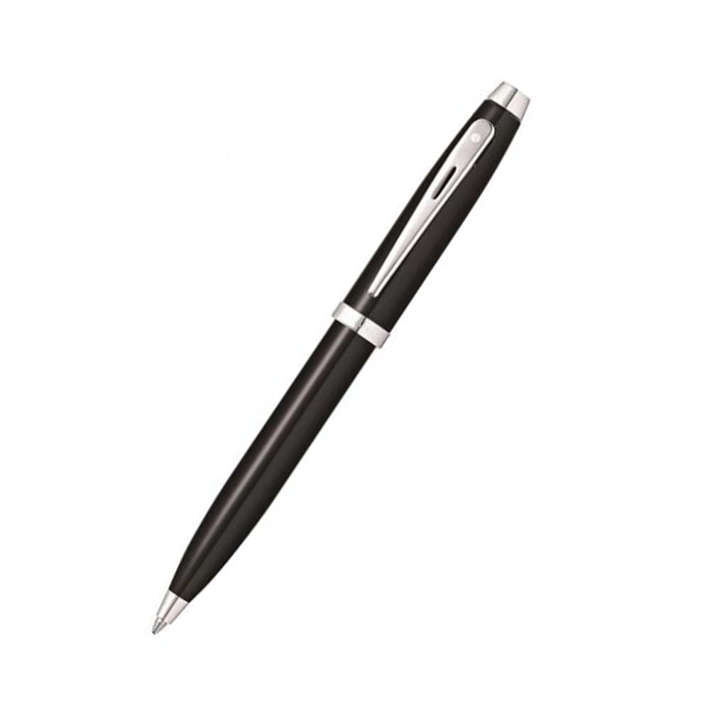 SHEAFFER GIFT 100 GLOSSY BLACK LACQUER BALL PEN WITH VISITING CARD HOLDER 9338 BP - Kamal Watch Company