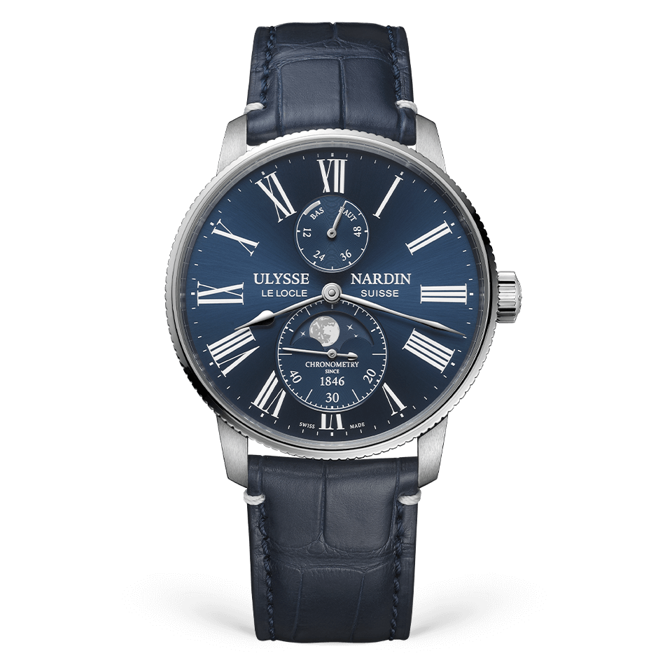 Ulysse Nardin Torpilleur Moonphase 42mm Limited Edition of 300 pieces 1193-310LE-3A-3A-175/1A - Kamal Watch Company