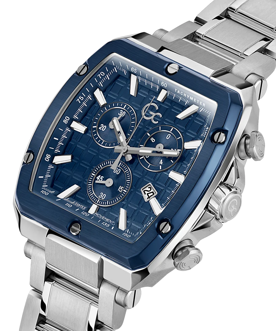 GC SPIRIT TONNEAU CHRONO METAL Y83005G7MF - Kamal Watch Company