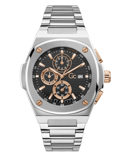 GC COUSSIN SHAPE CHRONO METAL-Y99001G2MF - Kamal Watch Company