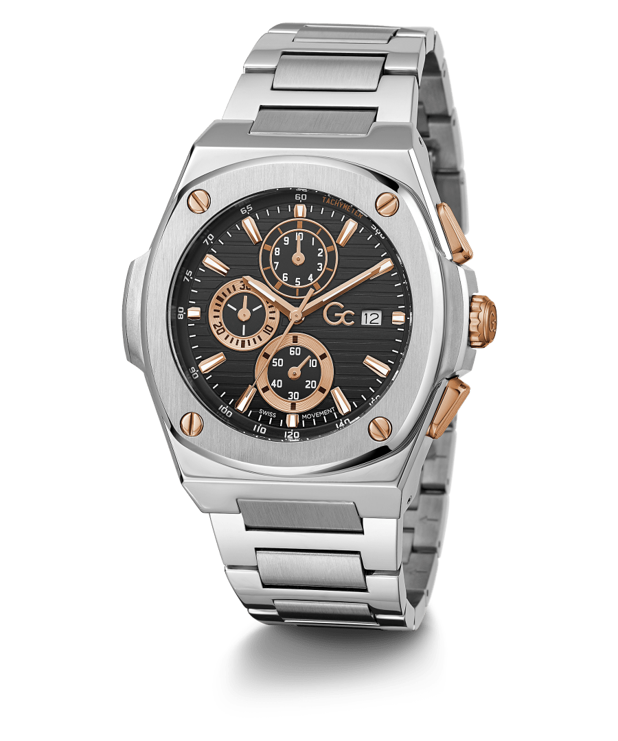 GC COUSSIN SHAPE CHRONO METAL-Y99001G2MF - Kamal Watch Company