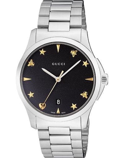 Gucci G Timeless Black Dial Watch - Kamal Watch Company