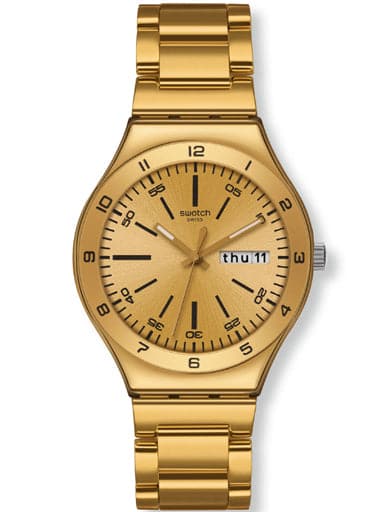 SWATCH CLASSIC PVD EXTENSIONS YELLOW MEDAL YGG706G - Kamal Watch Company