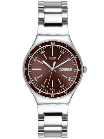 SWATCH IRONY BIG BURGUNDY DECENCY YGS752G - Kamal Watch Company