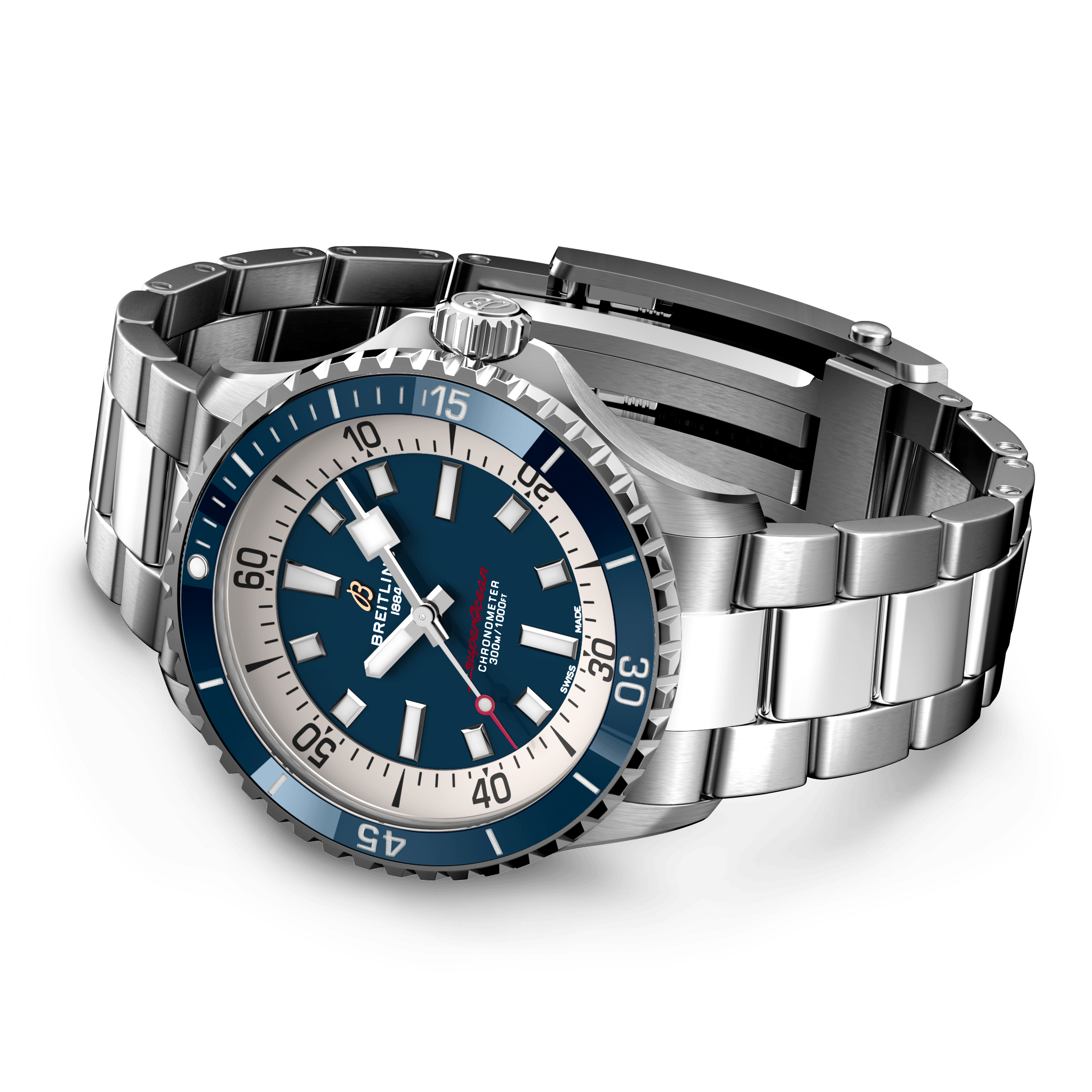 BREITLING SUPEROCEAN AUTOMATIC 42 A17375E71C1A1 - Kamal Watch Company