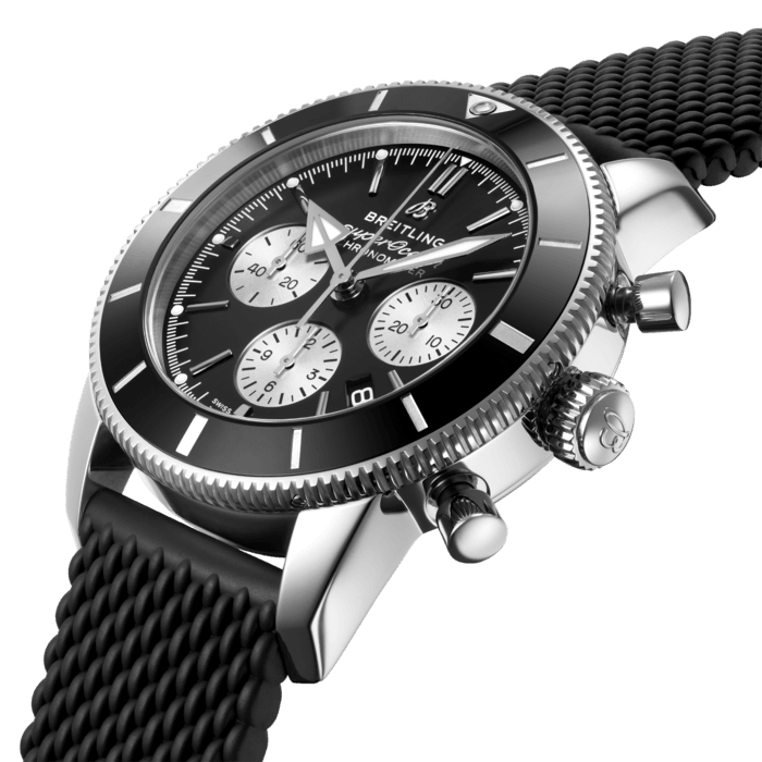 BREITLING SUPEROCEAN HERITAGE B01 CHRONOGRAPH 44 AB0162121B1S1 - Kamal Watch Company