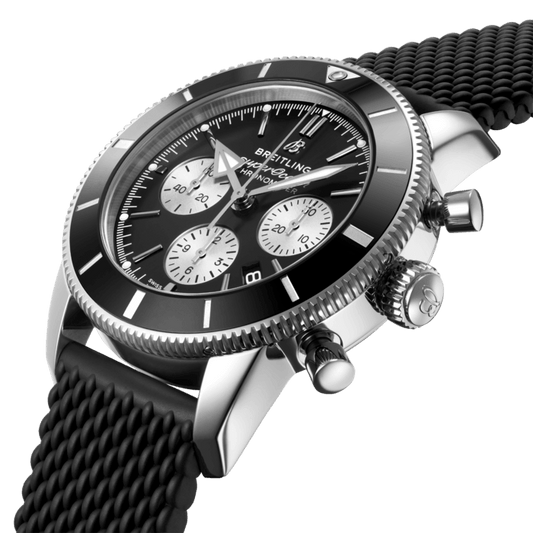 BREITLING SUPEROCEAN HERITAGE B01 CHRONOGRAPH 44 AB0162121B1S1 - Kamal Watch Company