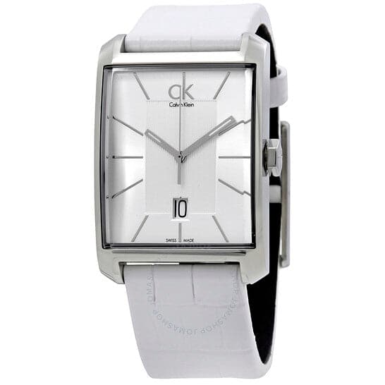 CALVIN KLEINWindow Silver Dial Men's Watch - Kamal Watch Company