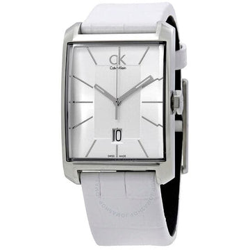 CALVIN KLEINWindow Silver Dial Men's Watch - Kamal Watch Company
