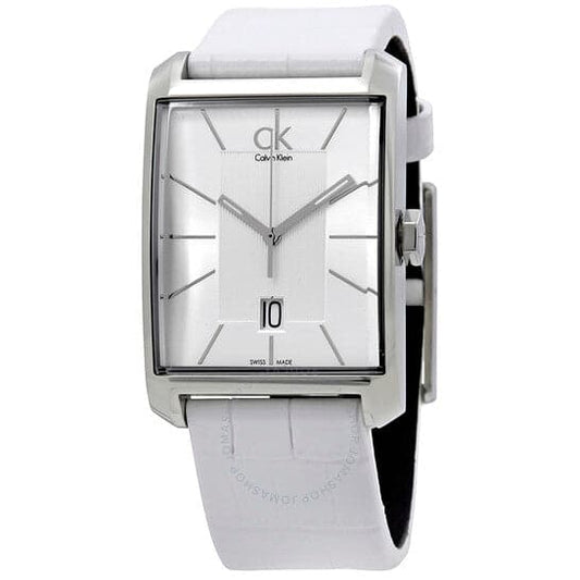 CALVIN KLEINWindow Silver Dial Men's Watch - Kamal Watch Company