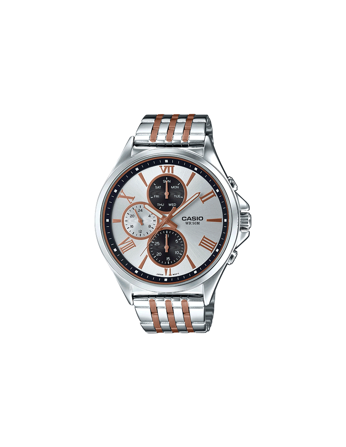 Casio Enticer Men Analog Silver Dial Men's Watch - (A1414) - Kamal Watch Company
