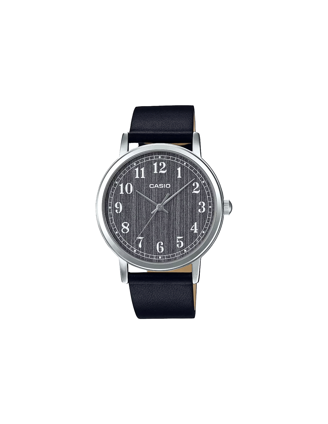 ENTICER MEN MTP-E145L-1BDF - A1521 Black Leather - Men's Watch - Kamal Watch Company