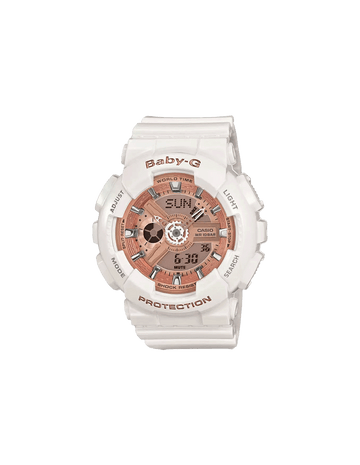 BABY-G BA-110-7A1DR - BX016 White Tandem Series - Women's Watch - Kamal Watch Company