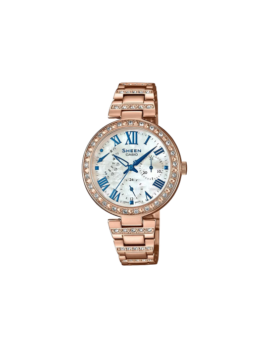 SHEEN SHE-3043BPG-7AUDR - SH194 Pink Gold IP - Women's Watch - Kamal Watch Company
