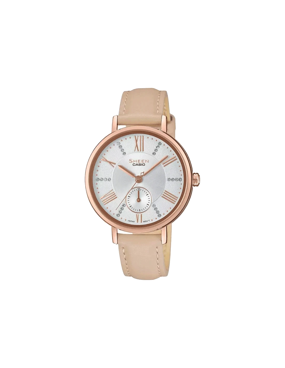 SHEEN SHE-3066PGL-7BUDF - SX241 Pink Gold IP - Women's Watch