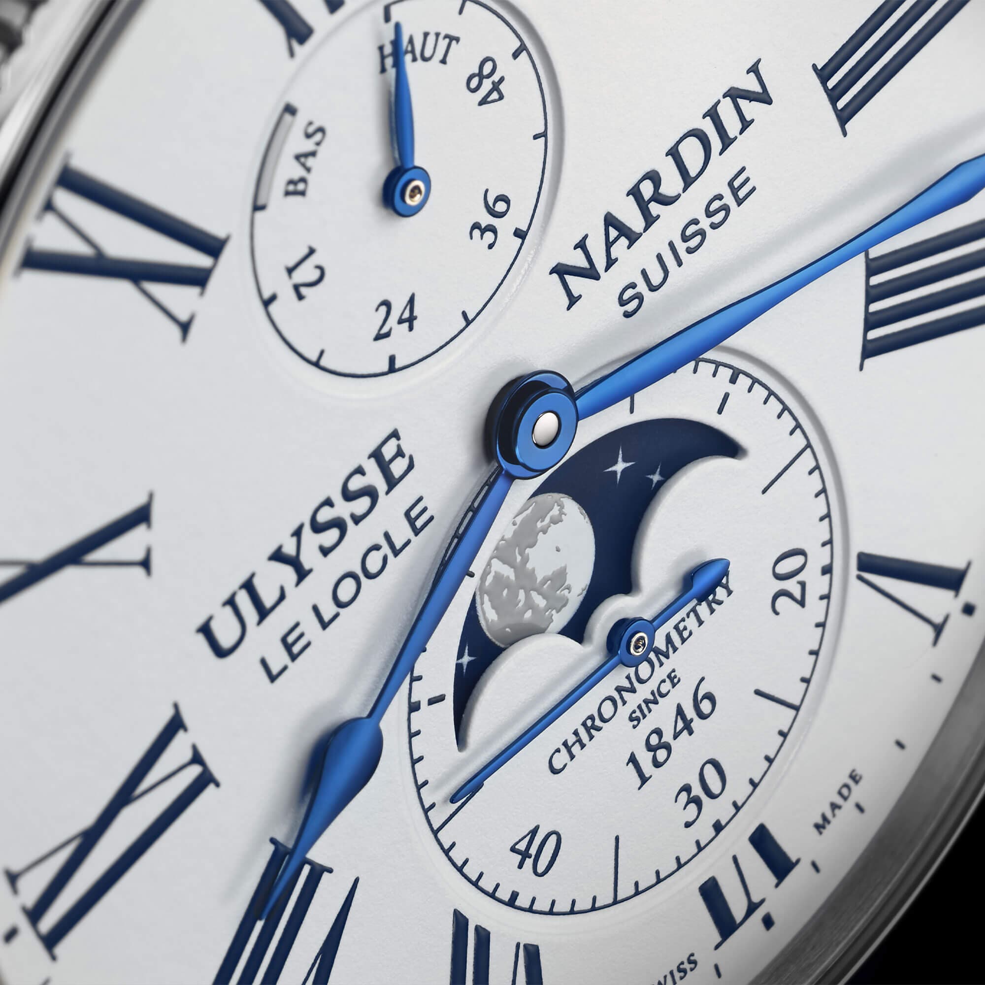 ULYSSE NARDIN Limited Edition of 300 pieces Torpilleur Moonphase 42mm 1193-310LE-0A-175/1B - Kamal Watch Company