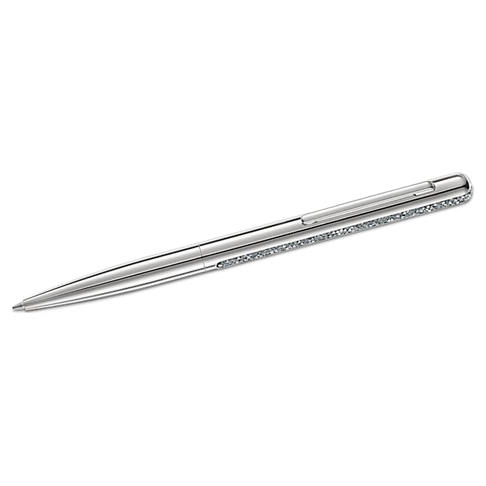 Swarovski Crystal Shimmer ballpoint pen Silver tone, Chrome plated 5595672 - Kamal Watch Company