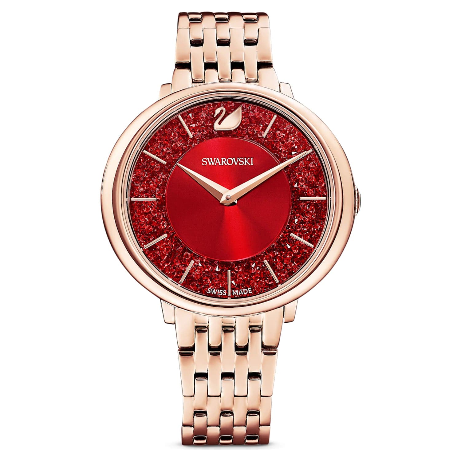 Swarovski Women Crystalline chic watch Round Red Watch 5547608 - Kamal Watch Company