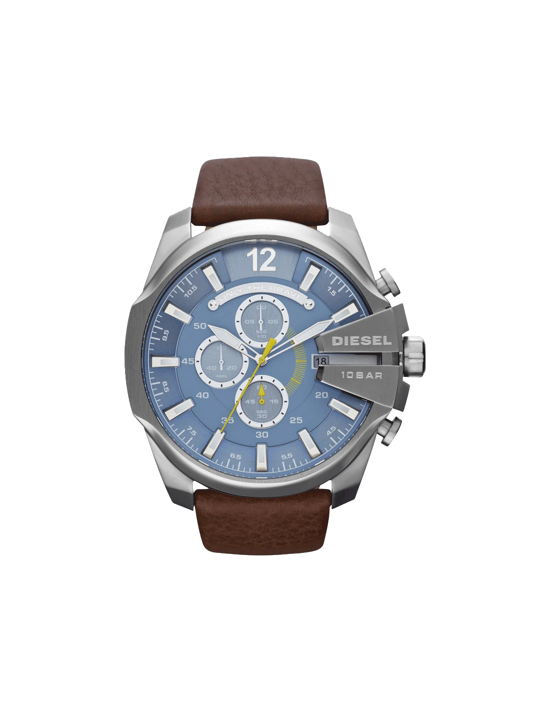 Diesel Men Mega chief Round Blue Watches-DZ4281 - Kamal Watch Company