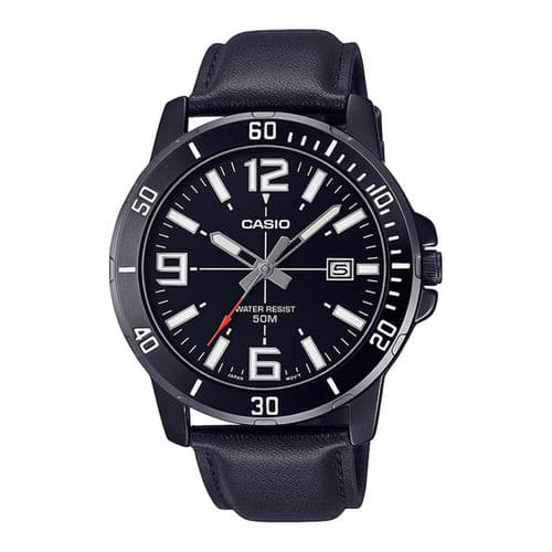 CASIO ENTICER MEN Black Analog - Men's Watch A1981 - Kamal Watch Company