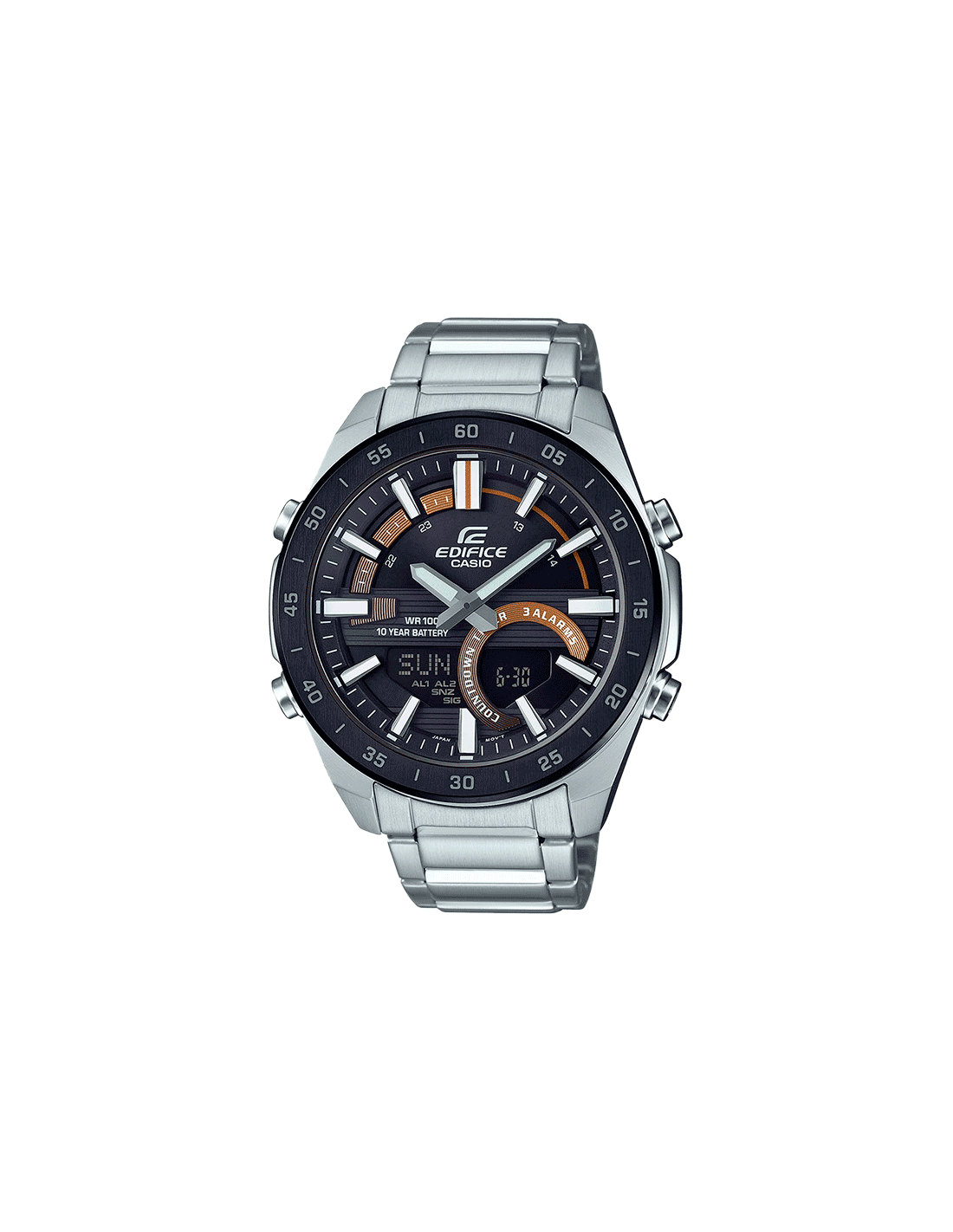 Casio Analog-Digital Black Dial Men's Watch-ERA-120DB-1BVDF (EX502) - Kamal Watch Company