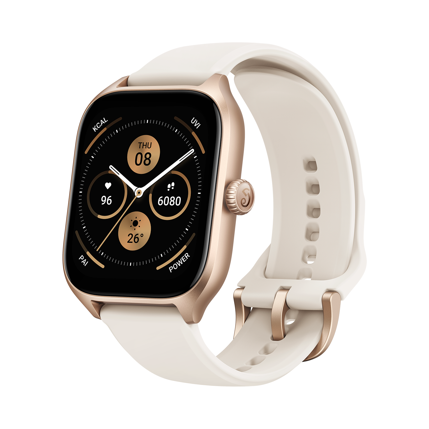 Amazfit GTS 4 MISTRY WHITE - Kamal Watch Company