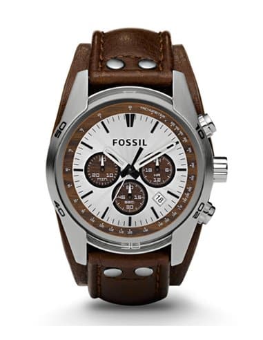 Fossil Coachman Chronograph Brown Leather Watch CH2565 - Kamal Watch Company