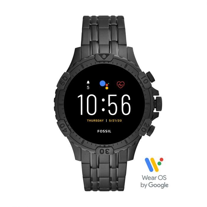 Fossil smartwatch Men Garnett Round Black Smartwatches - Kamal Watch Company