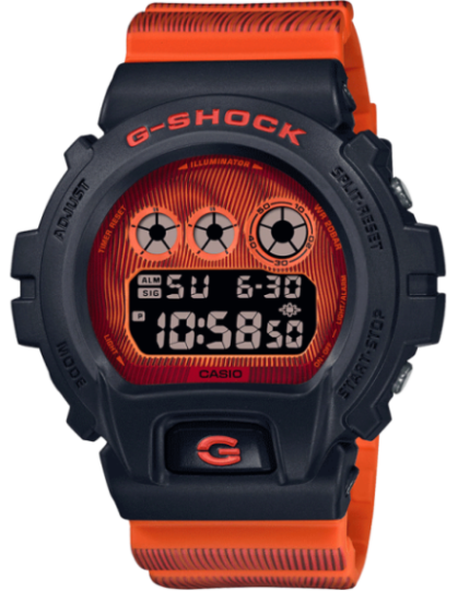G-SHOCK DW-6900TD-4DR - G1326 Time Distortion Digital Men's Watch - Kamal Watch Company
