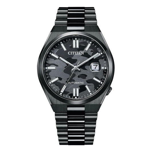 CITIZEN AUTOMATIC GENTS WATCH BLACK DIAL - NJ0155-87E - Kamal Watch Company