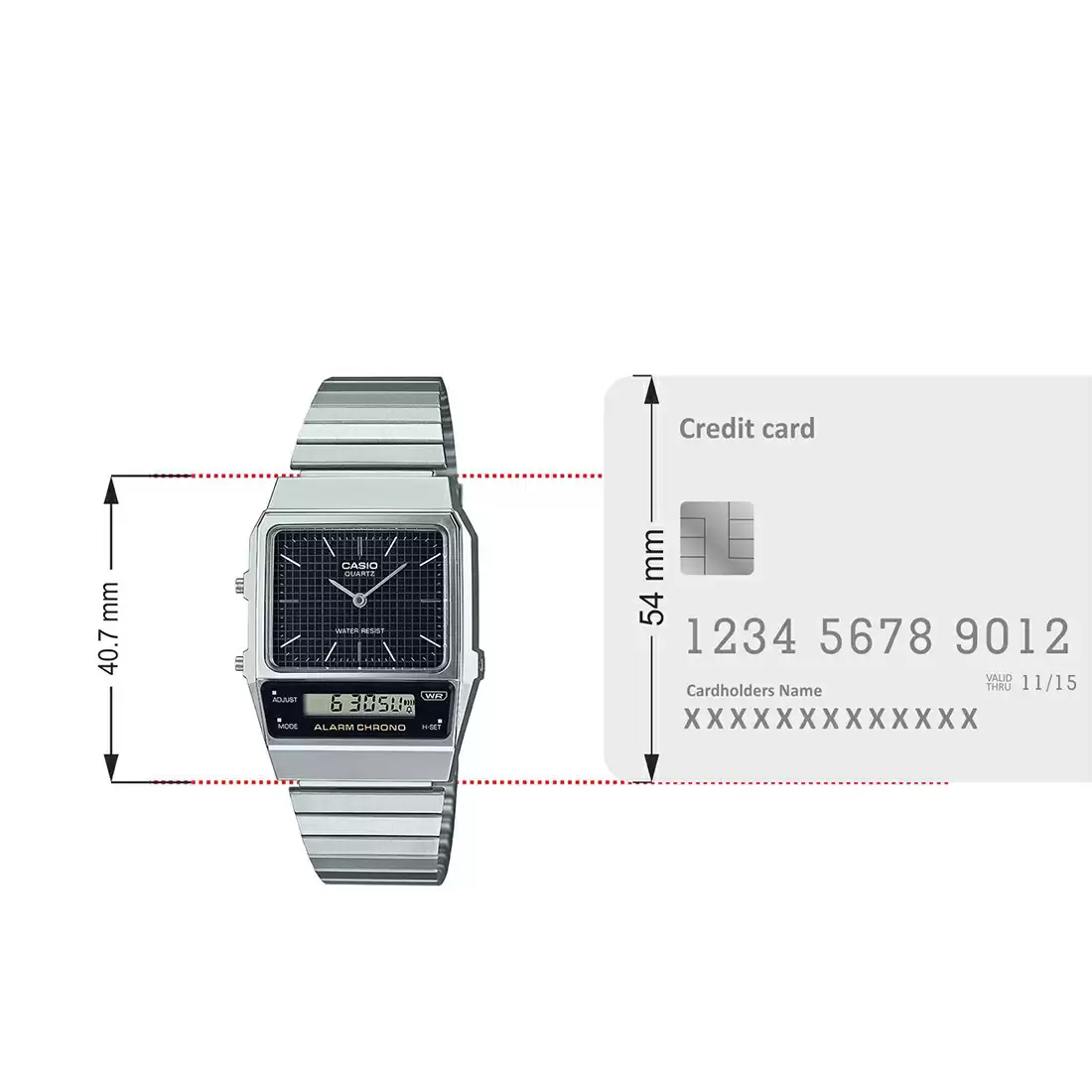CASIO D280 AQ-800E-1ADF VINTAGE - Kamal Watch Company