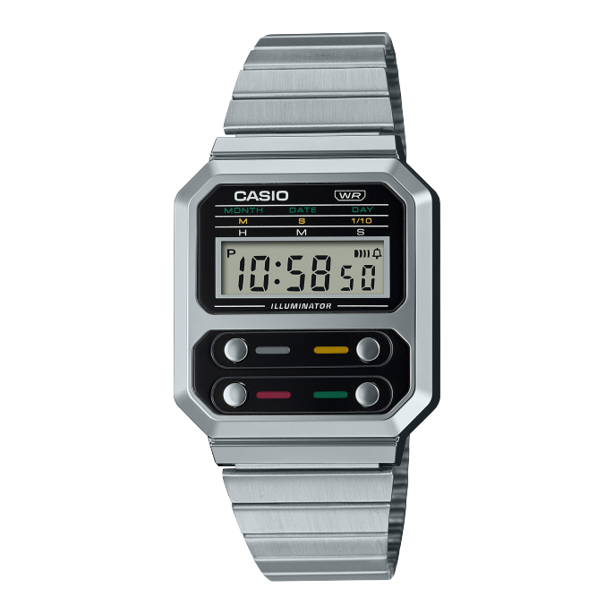 Casio A100WE-1ADF(D239) Digital Unisex Watch - Kamal Watch Company