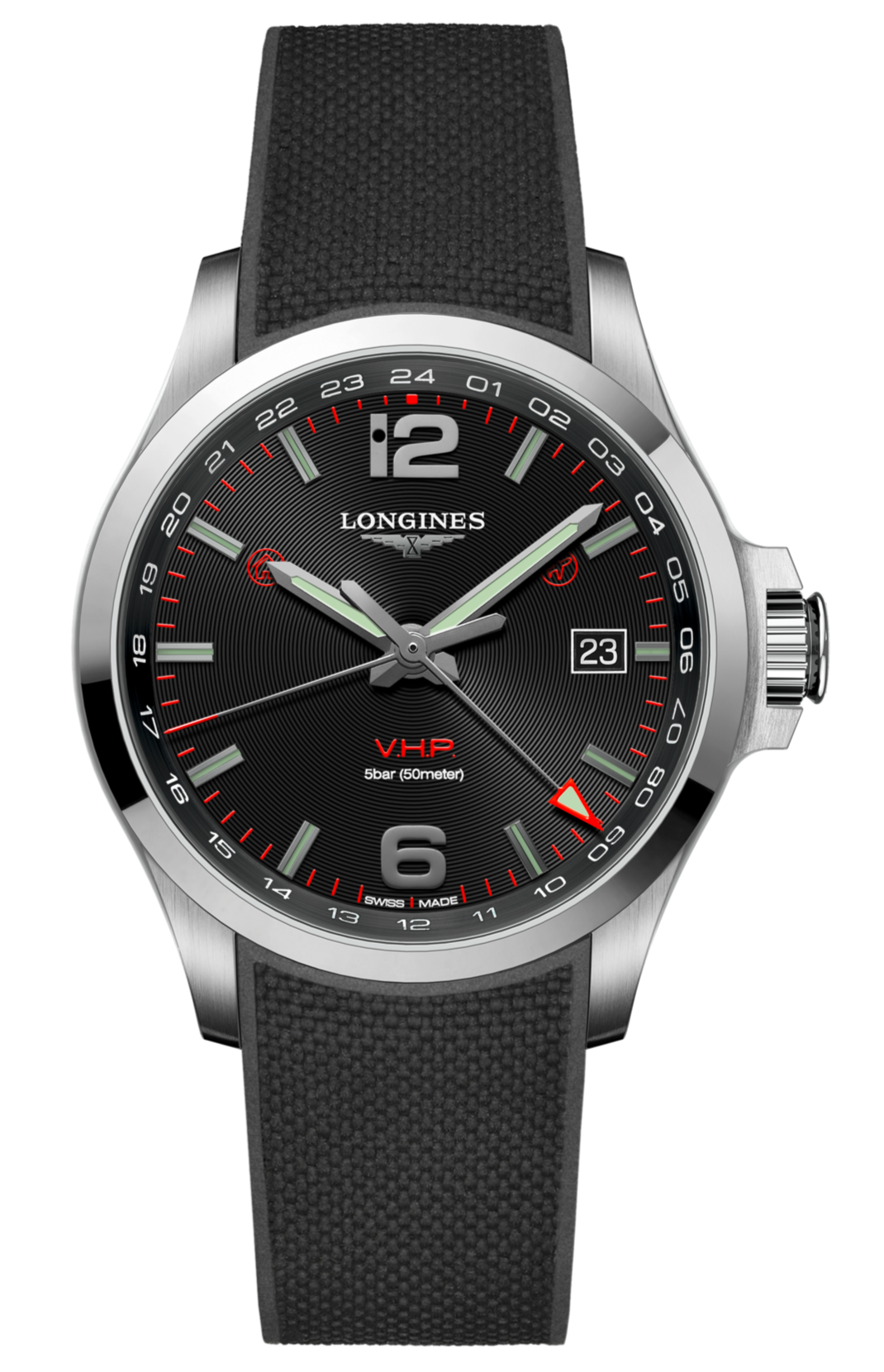 Longines Conquest V.H.P. GMT 43 mm Watch For Men - Kamal Watch Company