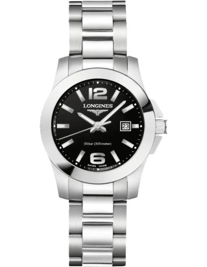 Longines Conquest Women Date Quartz Watch L33764586 - Kamal Watch Company