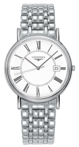 Longines La Grande Classique De Presence White Dial Steel Men Watch - Kamal Watch Company