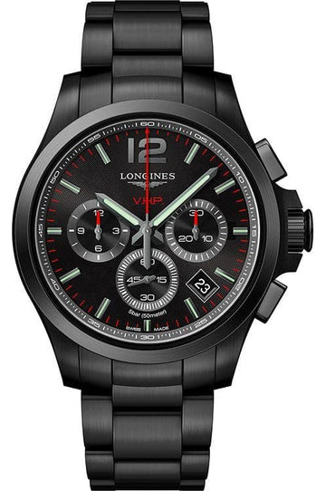 Longines Conquest V.H.P. Chronograph 42mm Men Watch L37172566 - Kamal Watch Company