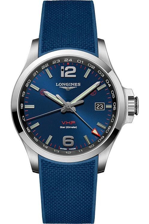 Longines Conquest V.H.P Quartz Men's Watch L37284969 - Kamal Watch Company