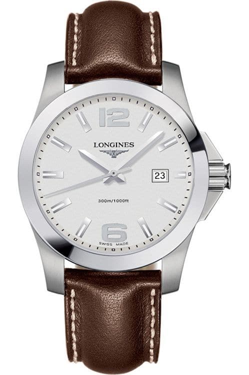 Longines Conquest Silver Dial Men's Watch - Kamal Watch Company
