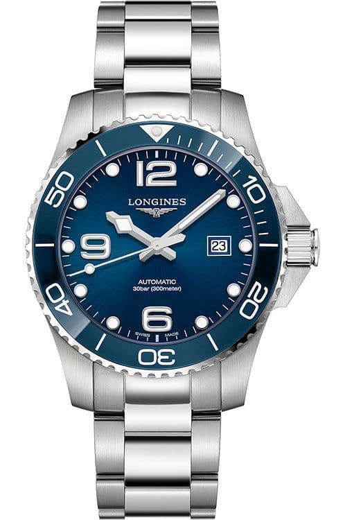 Longines Hydro Conquest Automatic Stainless Steel 43 mm Men's Watch - Kamal Watch Company