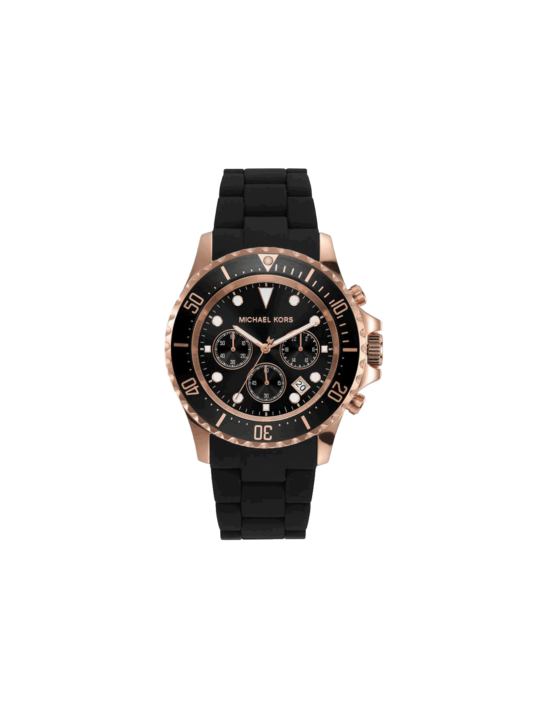 Michael Kors Mens 45 mm Everest Black Dial Ceramic Chronograph Watch - MK9055 - Kamal Watch Company